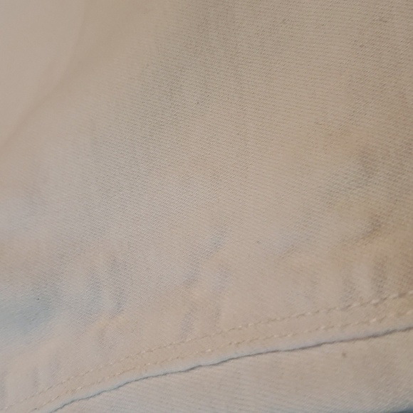 ZARA Basic Womens Denim Pants White Size 10 - Picture 8 of 10